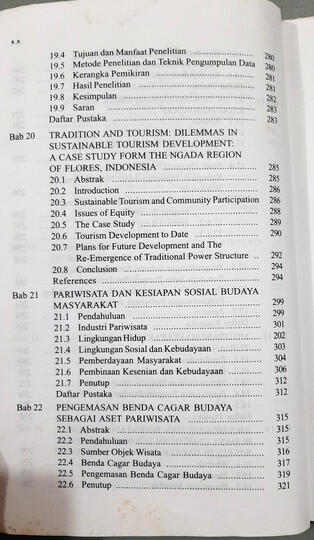Daftar isi Pariwisata Budaya Masalah dan Solusinya