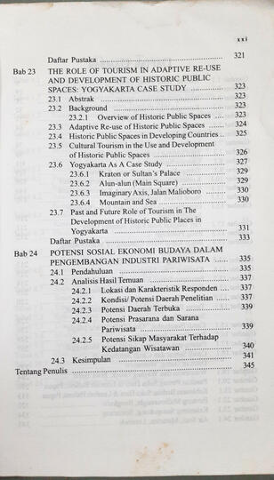 Daftar isi Pariwisata Budaya Masalah dan Solusinya