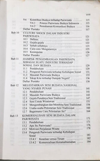 Daftar isi Pariwisata Budaya Masalah dan Solusinya