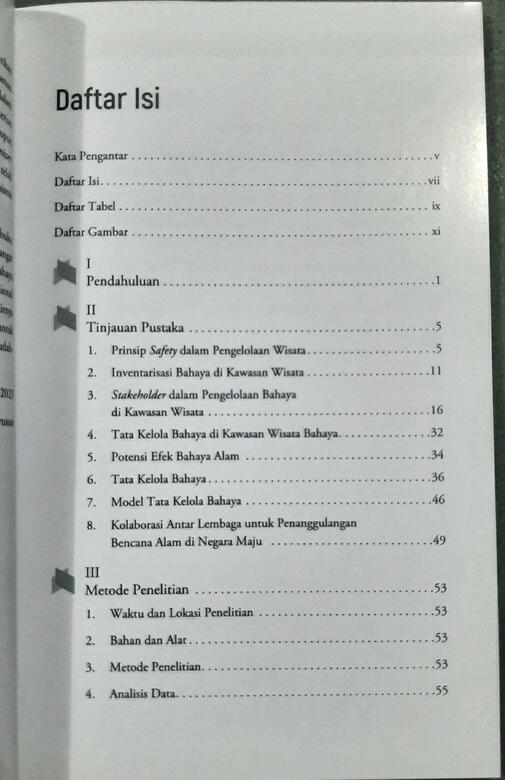 Daftar isi Model Tata Kelola Bahaya Ekowisata di Kawasan Rawan Bencana Taman Nasional Gunung Rinjani