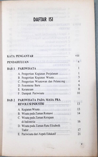 Daftar isi Sejarah Pariwisata dan Perkembangannya di Indonesia