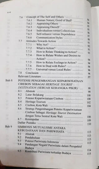 Daftar isi Pariwisata Budaya Masalah dan Solusinya
