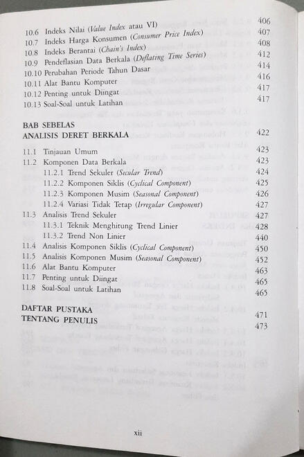 Daftar isi Statistika Pariwisata Deskriptif