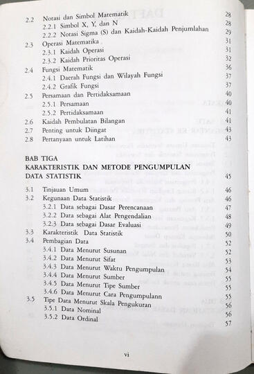 Daftar Isi Statistika Pariwisata Deskriptif