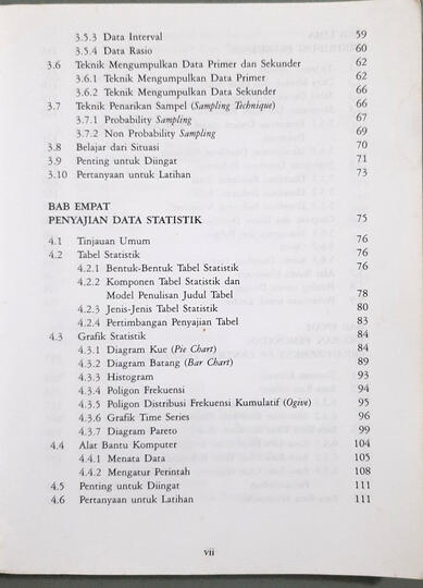 Daftar isi Statistika Pariwisata Deskriptif