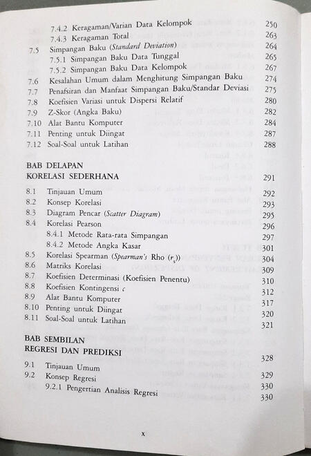 Daftar isi Statistika Pariwisata Deskriptif